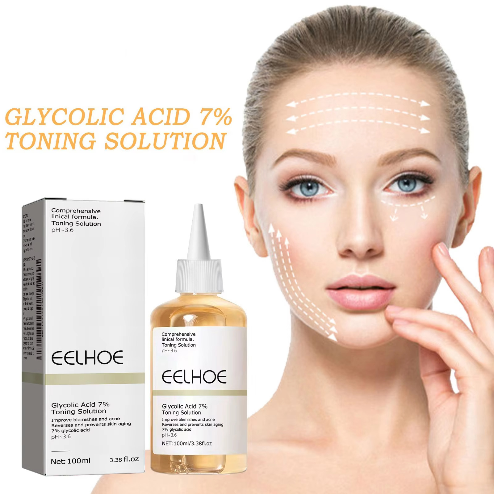 Skincare Skintific - Solução Tonificante de Ácido Glicólico 7%